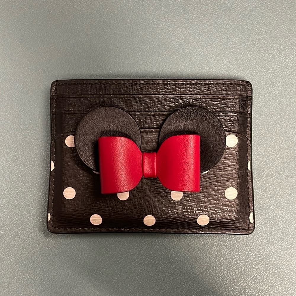 Disney x Kate Spade Minnie Mouse Card Holder Wallet